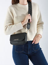 Cross Body Tas Valentino Zwart miramar VBS7UE02-vue-porte